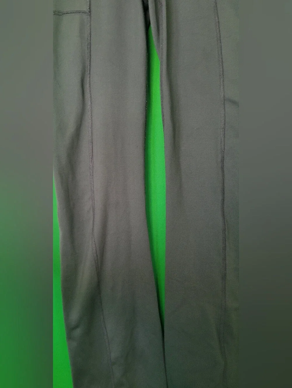 Bally High-Waist Flared Yoga Pants Gray Sz Small Pockets Exercise Lounge Stretch